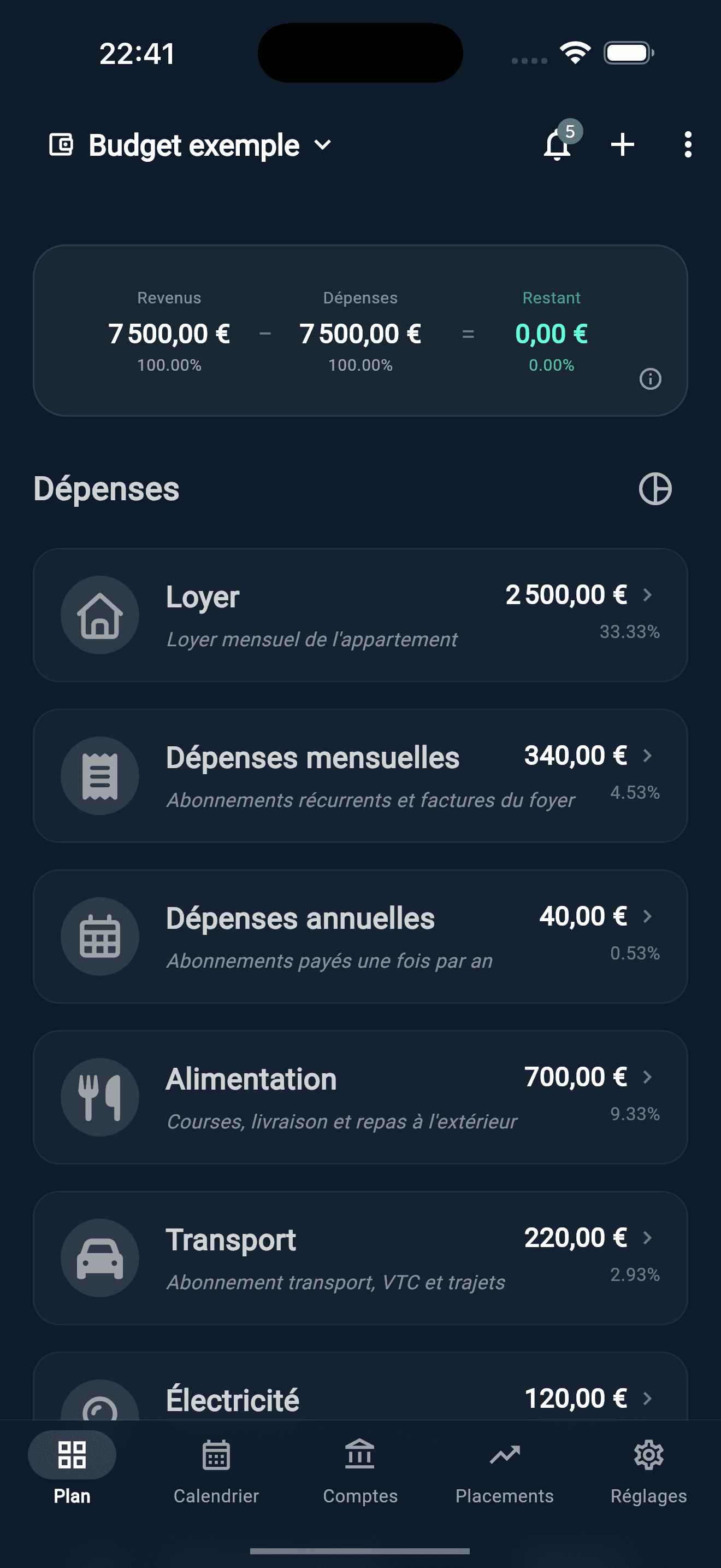 Liquify Plan tab