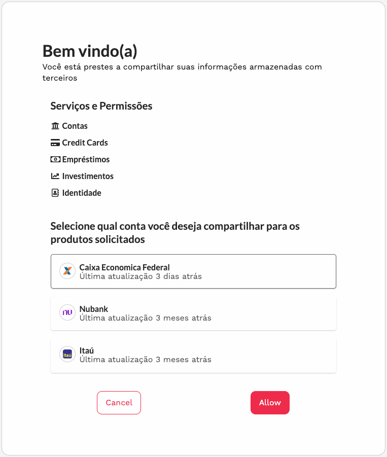Authorize Meu Pluggy access